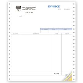13050-Service Invoices, Continuous, Classic13050