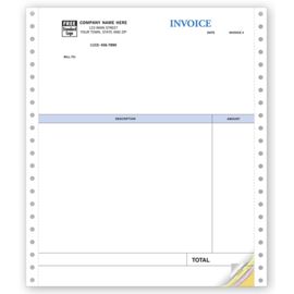 13052-Invoices, Professional, Continuous, Classic13052