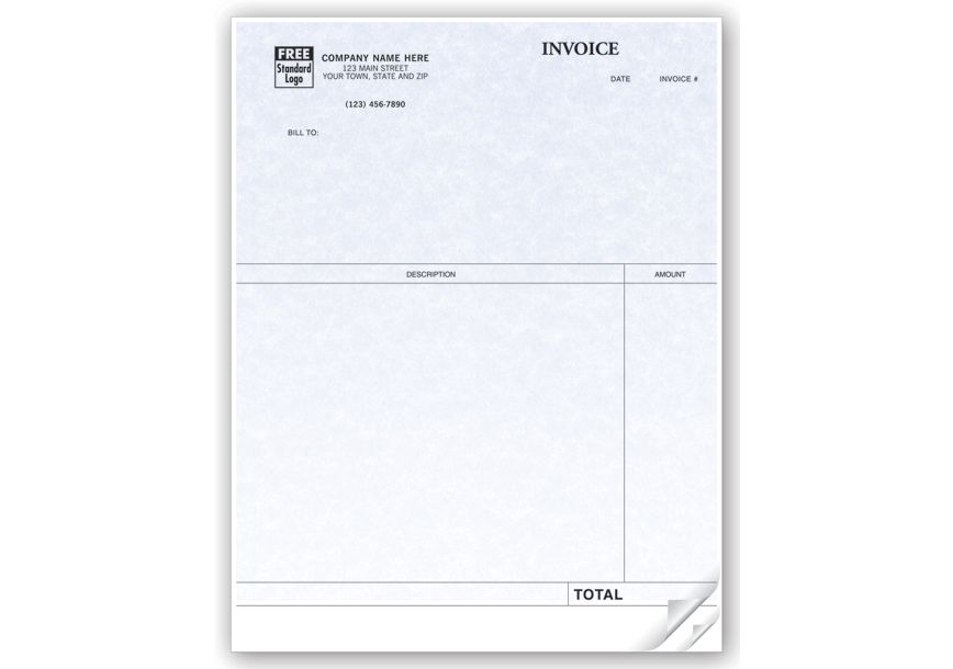 Product image for Invoices, Professional, Laser, Parchment - Item# 13056G
