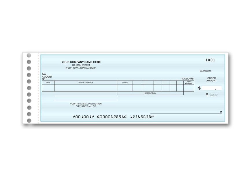 Product image for Payroll/General Expense Center Check - Item# 131011N