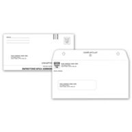 Combination, Mailer and Return Envelope