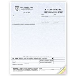 13124G-Change Orders, Laser, Parchment13124G