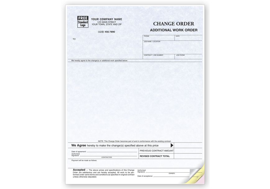 Product image for Change Orders, Laser, Parchment - Item# 13124G