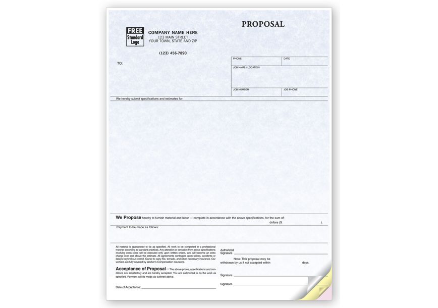 Product image for Proposals, Laser, Parchment - Item# 13128G
