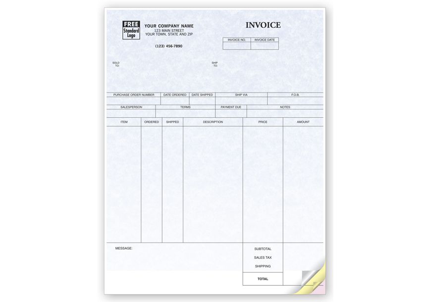 Product image for Inventory Invoices, Laser, Parchment - Item# 13187G