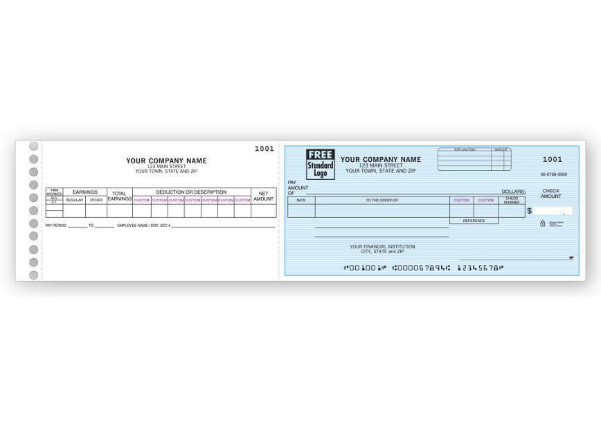 Product image for Payroll/General Expense Check - Item# 132011N