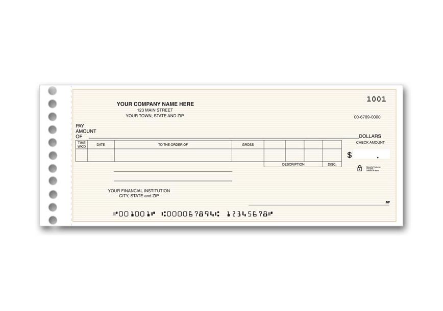Product image for Compact Check - Item# 133011N