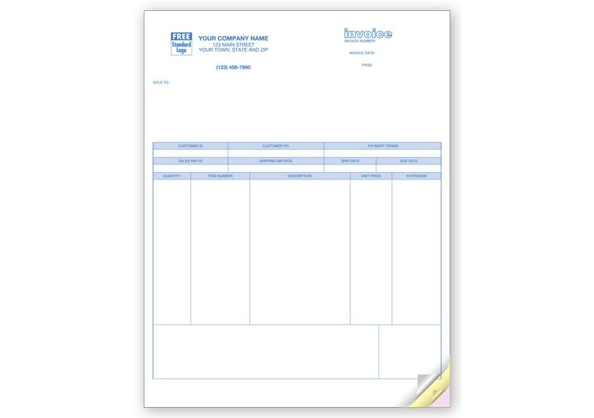 Product image for Product Invoices, Laser, Classic - Item# 13343