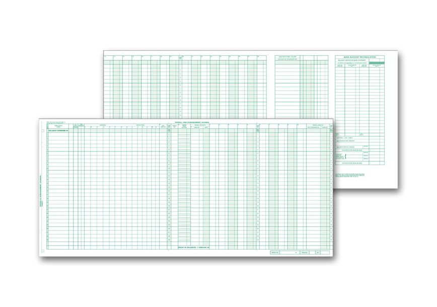 Product image for Top Payroll/Expense Journal - Item# 134021N