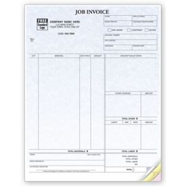 13494G-Job Invoices, Laser, Parchment13494G
