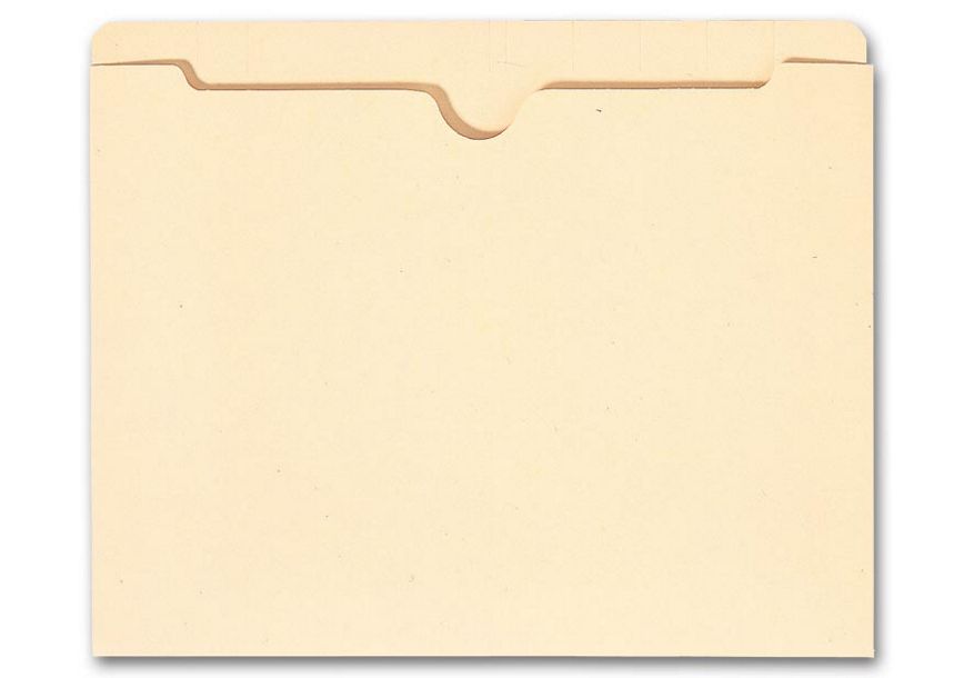 Product image for Top Tab Manila Pocket, 14 pt, No expansion - Item# 1349