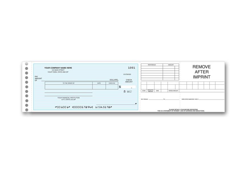 Product image for Expense/Payroll Check - Item# 135011N