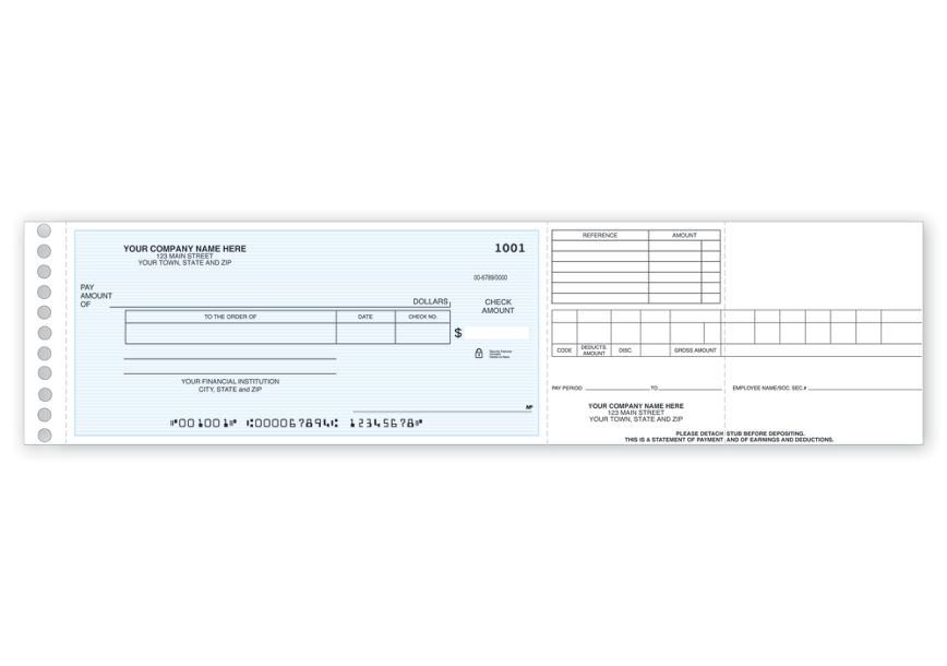 Product image for Payroll/Expense Check - Item# 136011N