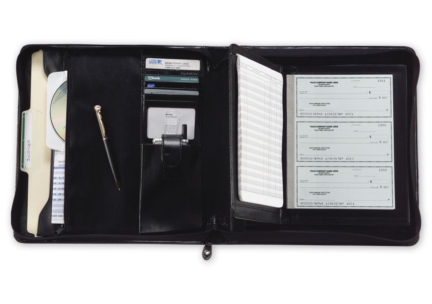 Product image for 3-On-A-Page Deskbook Portfolio, Bookbound - Item# 1437N