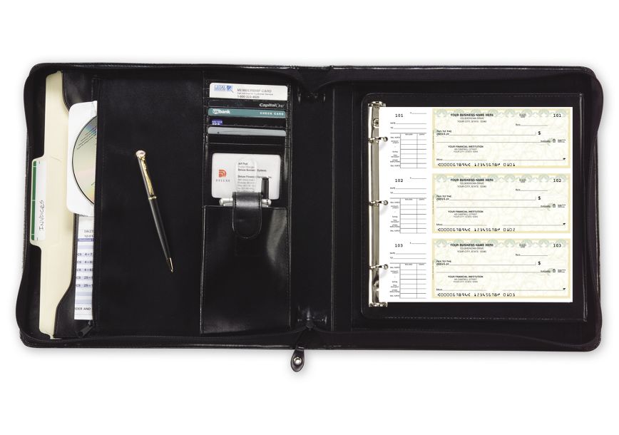 Product image for 3-On-A-Page Deskbook Portfolio, 3 Ring - Item# 1438N