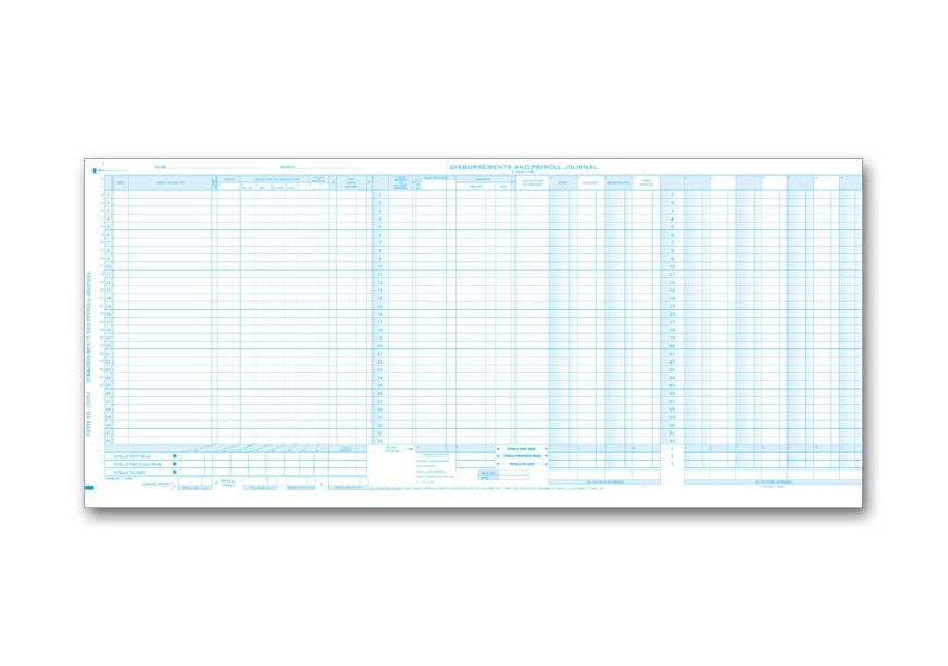 Product image for Payroll - Cash Disb.  Journal Duplicate - Item# 150DJ