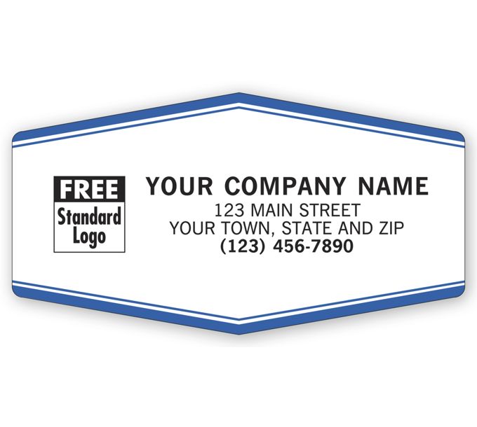 Tuff Shield Laminated Paper Business Labels - 1512