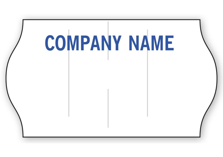 Product image for Meto 1-Line Pricing Labels, Roll, White - Item# 1571