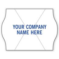 Meto 2-Line Pricing Labels, Roll, White