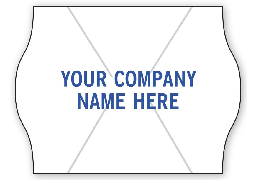 Product image for Meto 2-Line Pricing Labels, Roll, White - Item# 1572