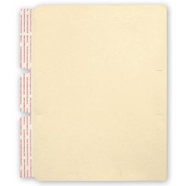 1748-Self-Adhesive Chart Dividers, Side-Flap, No Fastener, Manila1748
