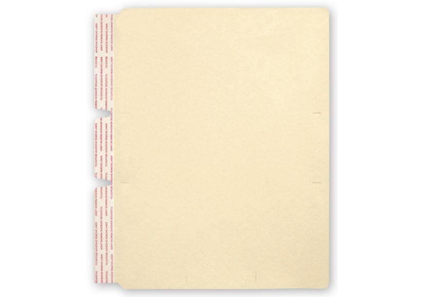 Product image for Self-Adhesive Chart Dividers, Side-Flap, No Fastener, Manila - Item# 1748