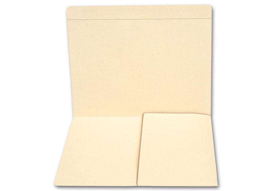 Product image for Top Tab Half Pocket Manila Folder, 11 pt - Item# 1751