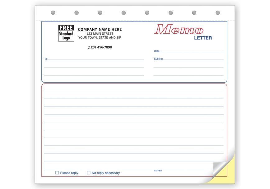 Product image for Memos, Carbonless, Small - Item# 186