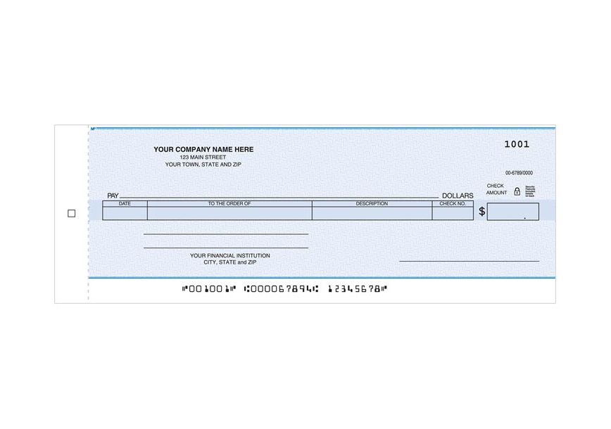 Order Cash Disbursement Center Checks from Deluxe