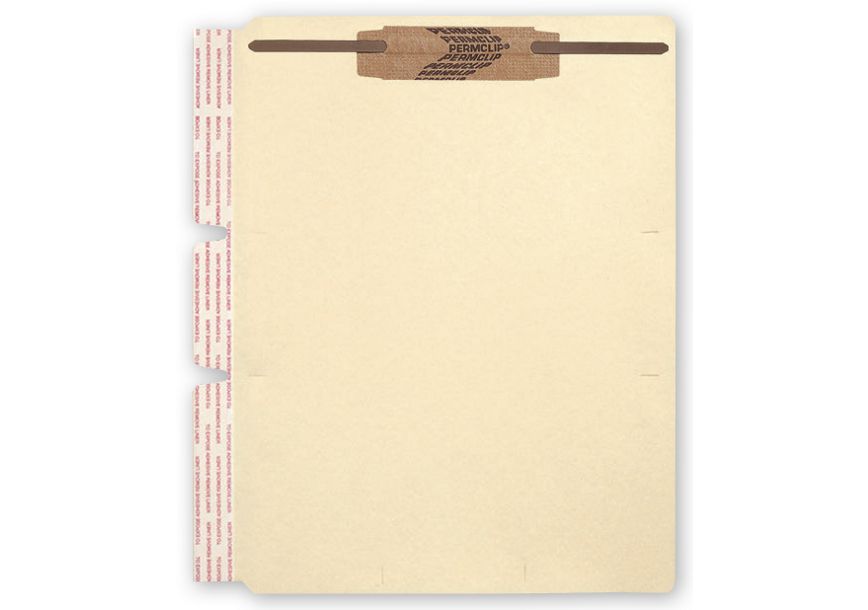 Product image for Self Adhesive Chart Dividers, Side Flap, 1 Fastener, Manila - Item# 200SF