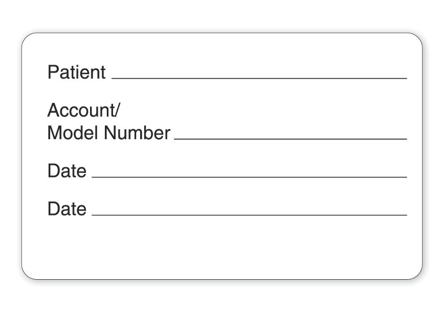 Product image for Model Box Labels, Black Ink - Item# 20357