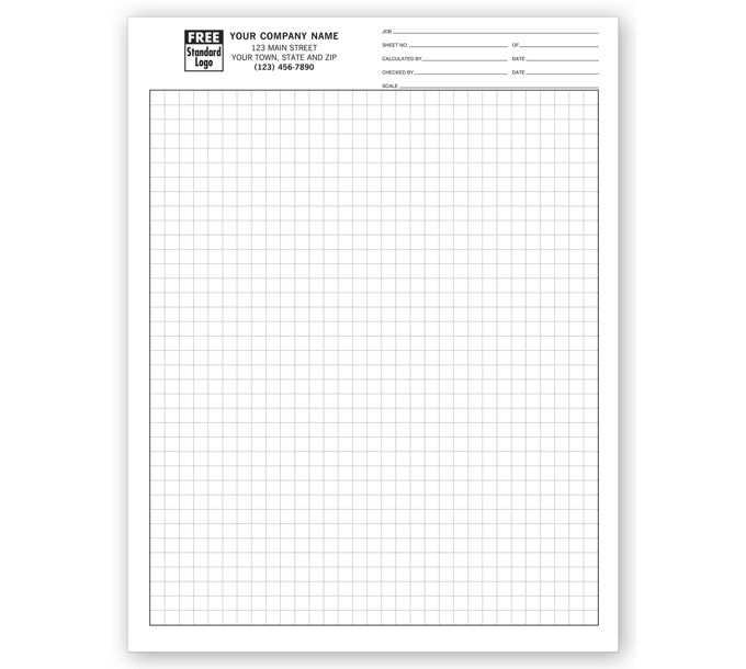 Graph Paper - Graph Papers, Standard 1/4", Sheets - 204 by Deluxe