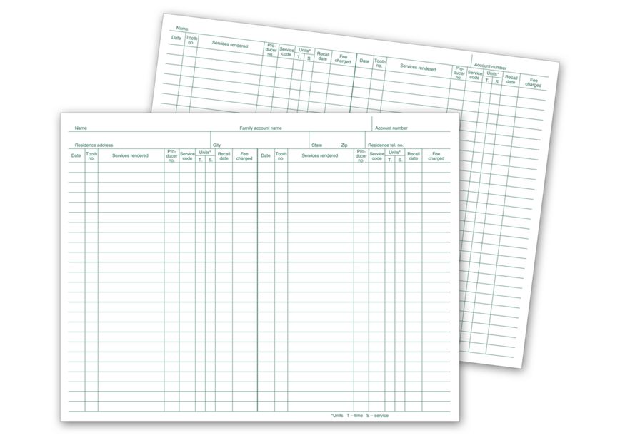 Product image for Dental Service Records - Item# 20597