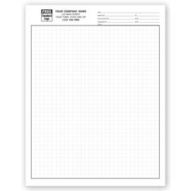 Graph Papers, Standard 1/4, Padded