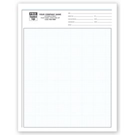 207-Graph Papers, Pro-Sketch, 1/8", Padded207