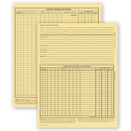 20916-Vet Animal Exam Records, With Account Record, Card File Fold20916