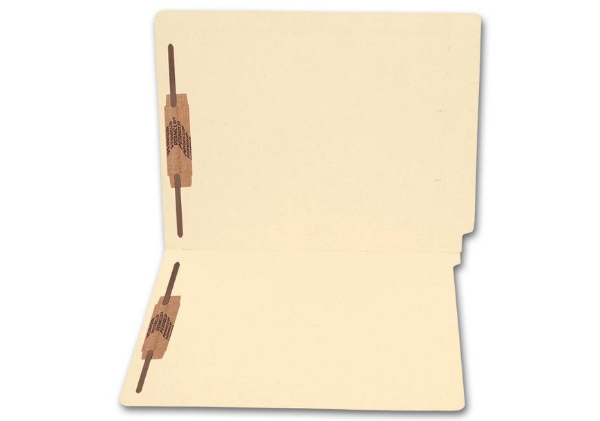 Product image for End Tab Full Cut Manila Folder, 14 pt, Two Fastener - Item# 21351