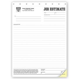 215-Job Estimate Forms, Sets215