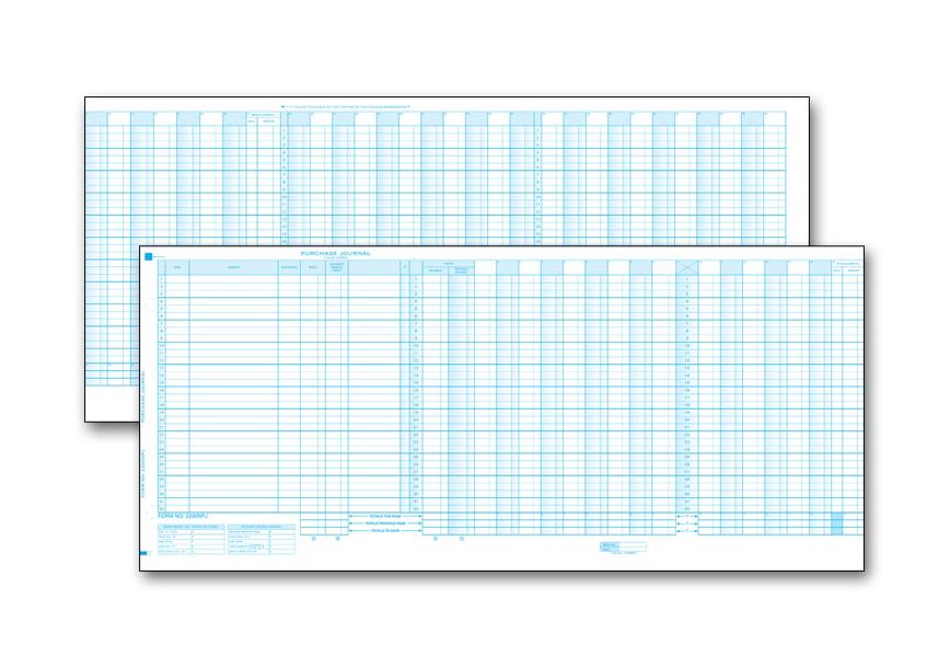 Product image for A/P Purchase Journal - Item# 2200NPJ