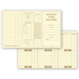 220-Pocket Size Weekly Time Cards220