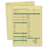 Landscaping Estimate Forms