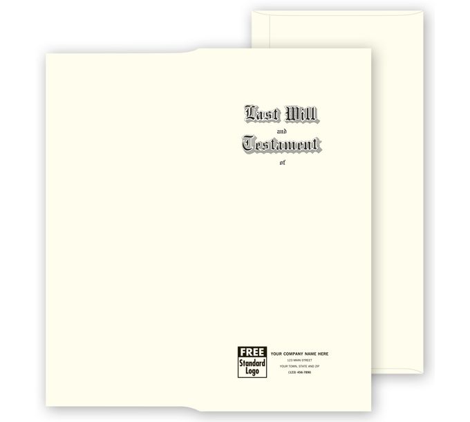 Business Forms Engraved Will Envelopes 22955 by Deluxe