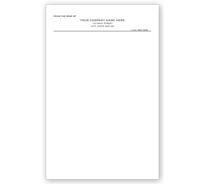 Promotional Products Large Vertical Personalized Memo Pads 23086 by