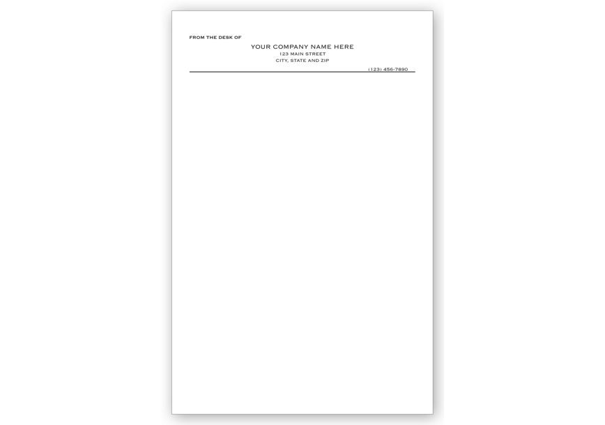 Product image for Personalized Memo Pads, Vertical, Large - Item# 23086