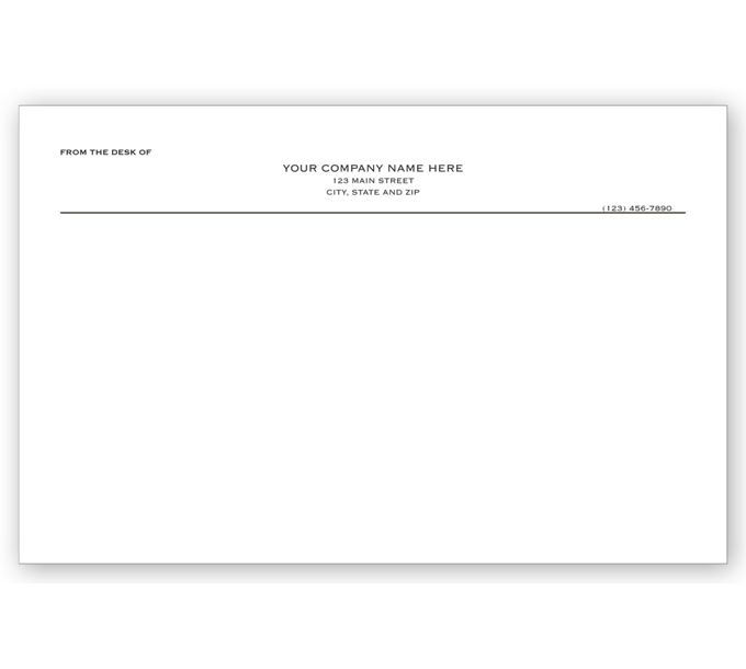 Promotional Products Large Horizontal Personalized Memo Pads 23087