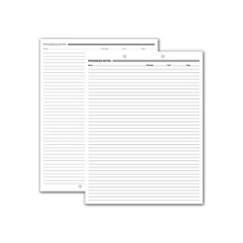24066-Progress Notes, Two-Hole Punch, White Ledger24066