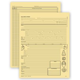 2411-Ear, Nose, & Throat Specialty Exam Records, Letter Style2411