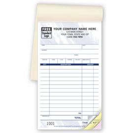 2509T-Multi-Purpose Sales Books, Colors Design, Medium Format2509T
