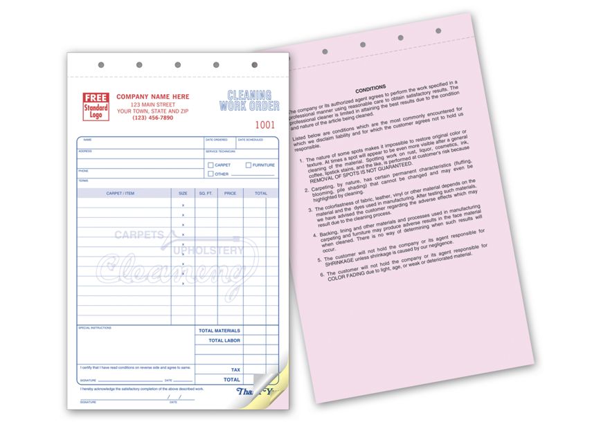 Product image for Carpet Cleaning Contract - Work Orders - Item# 2518