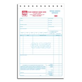 2520-Glass Repair Work Orders - Sets2520